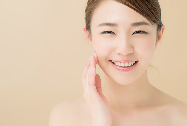 綺麗な肌の女性